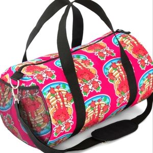 NEW PANCAKE PRINT DUFFLE BAG